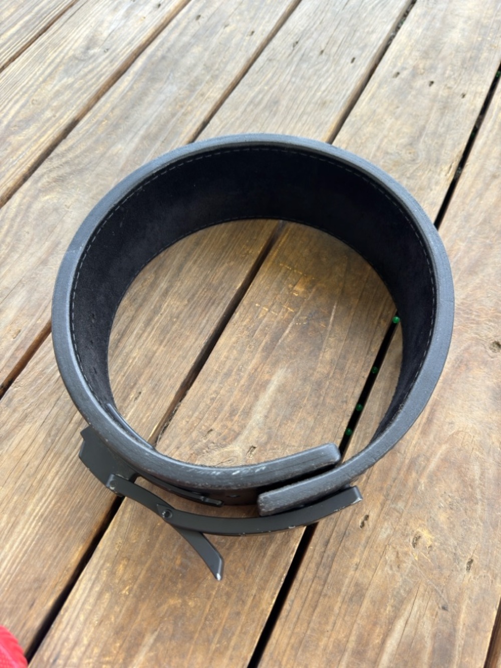 ROGUE BLACK LEATHER 13MM - 4" LEVER BELT